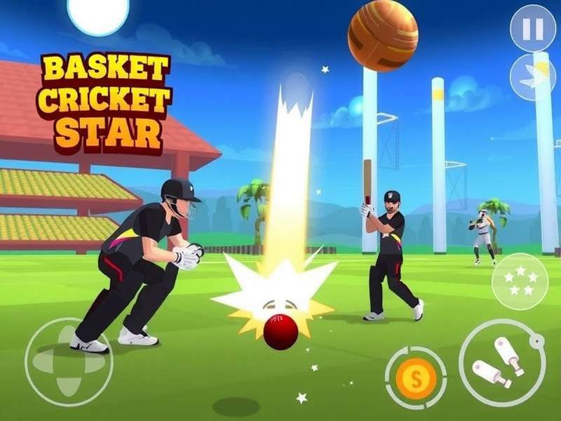 Basket Cricket Star Gameplay Screenshot